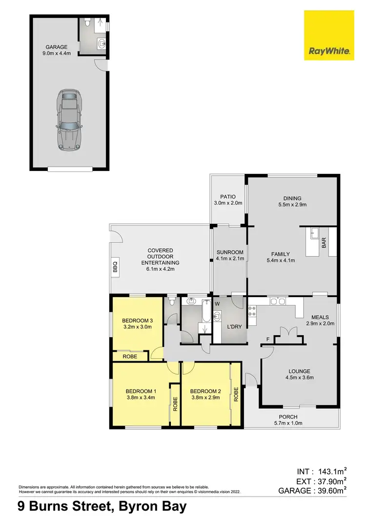 Floorplan of Homely house listing, 9 Burns Street, Byron Bay NSW 2481