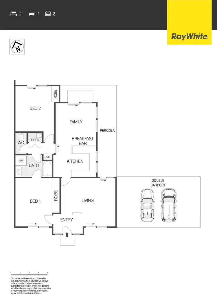 Floorplan of Homely house listing, 35 Thornhill Crescent, Dunlop ACT 2615