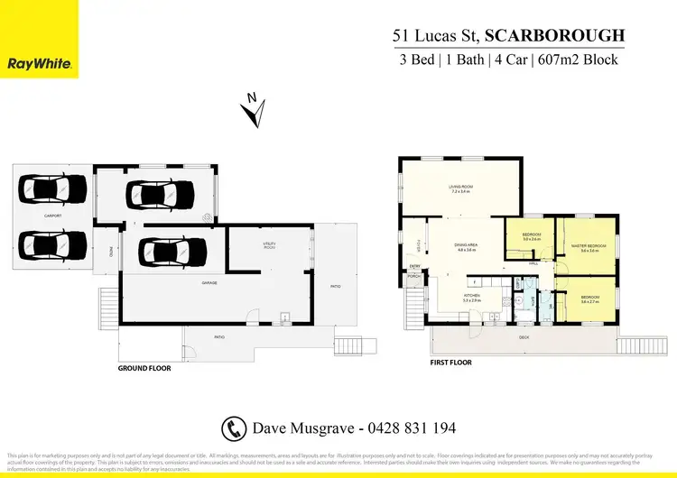 Floorplan of Homely house listing, 51 Lucas Street, Scarborough QLD 4020