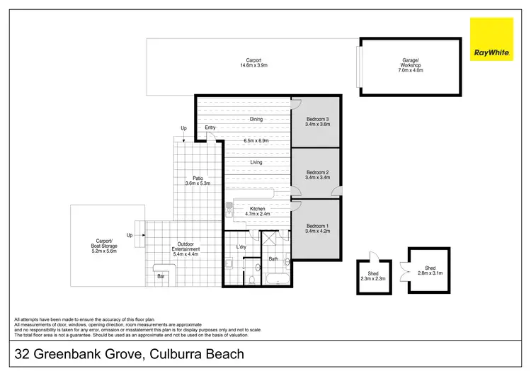 Floorplan of Homely house listing, 32 Greenbank Grove, Culburra Beach NSW 2540