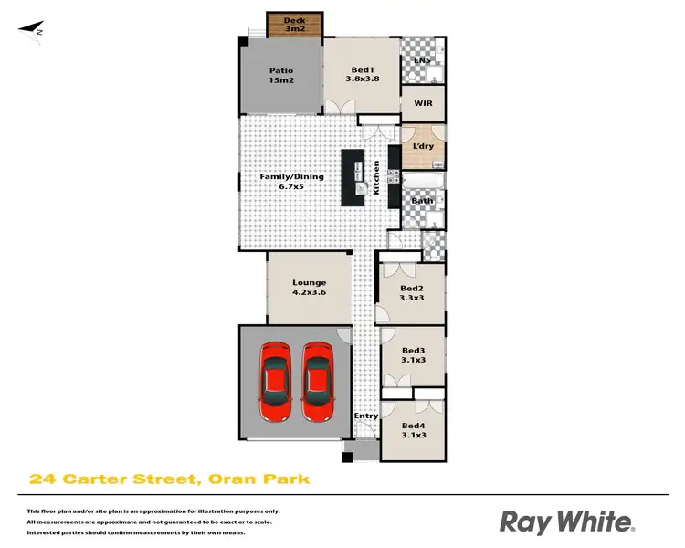 Floorplan of Homely house listing, 24 Carter Street, Oran Park NSW 2570