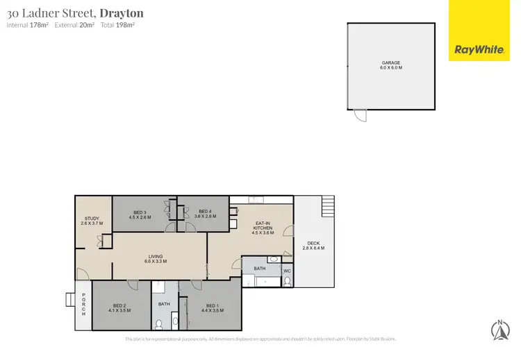 Floorplan of Homely house listing, 30 Ladner Street, Drayton QLD 4350