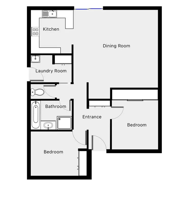 Floorplan of Homely unit listing, 2/9 Wattle Avenue, Mildura VIC 3500