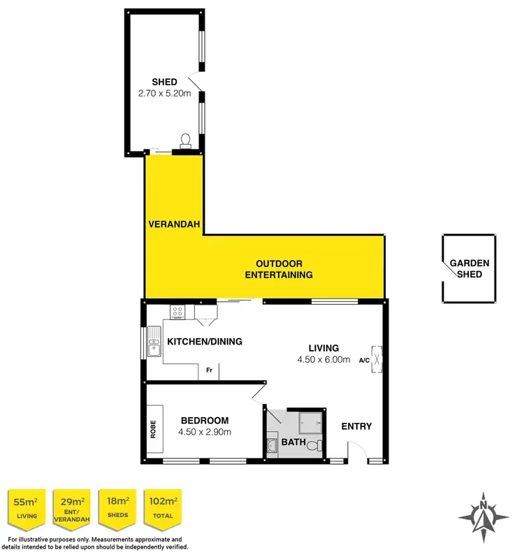 Floorplan of Homely house listing, 100 Newell Avenue, Middleton SA 5213