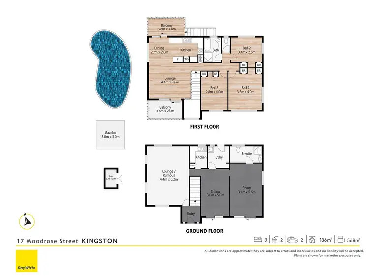 Floorplan of Homely house listing, 17 Woodrose Street, Kingston QLD 4114