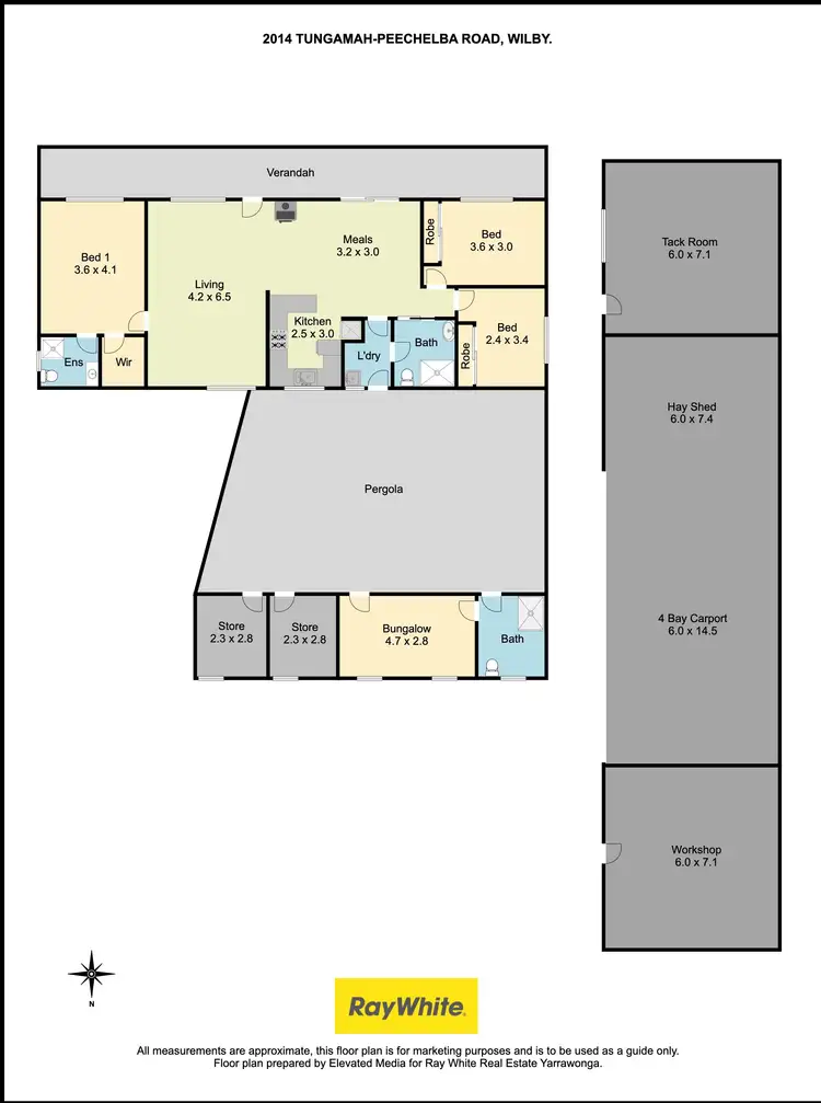 Floorplan of Homely house listing, 2014 Tungamah-Peechelba Road, Wilby VIC 3728