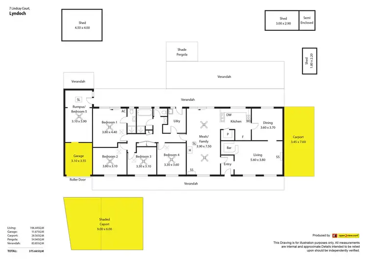 Floorplan of Homely house listing, 7 Lindsay Court, Lyndoch SA 5351