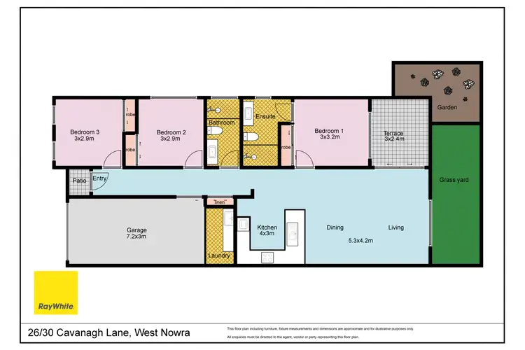 Floorplan of Homely villa listing, 26/30 Cavanagh Lane, West Nowra NSW 2541