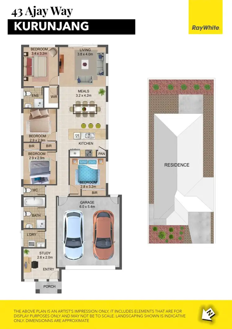 Floorplan of Homely house listing, 43 Ajay Way, Kurunjang VIC 3337