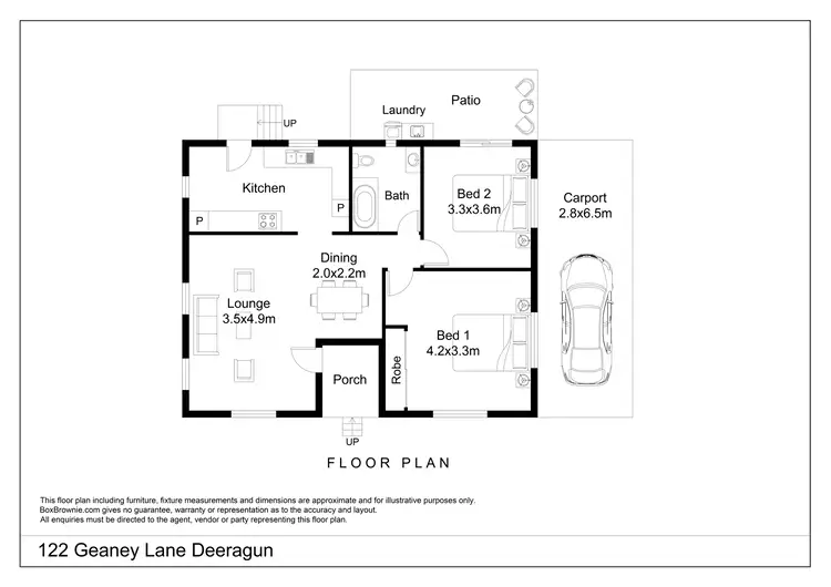 Floorplan of Homely house listing, 122 Geaney Lane, Deeragun QLD 4818