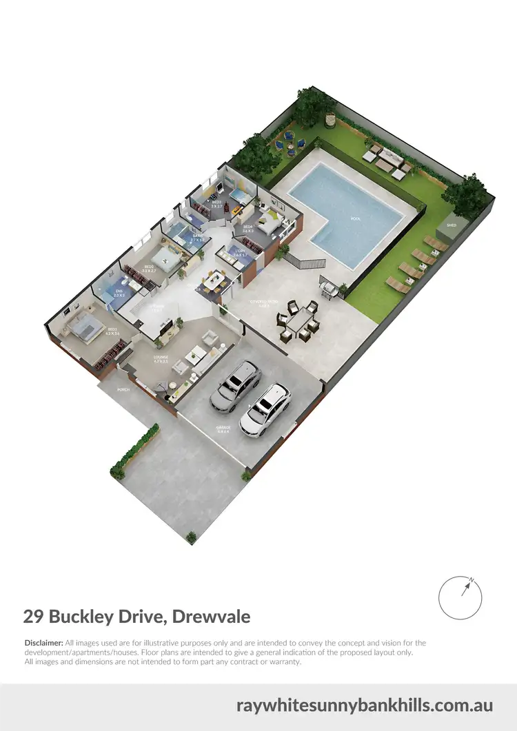 Floorplan of Homely house listing, 29 Buckley Drive, Drewvale QLD 4116