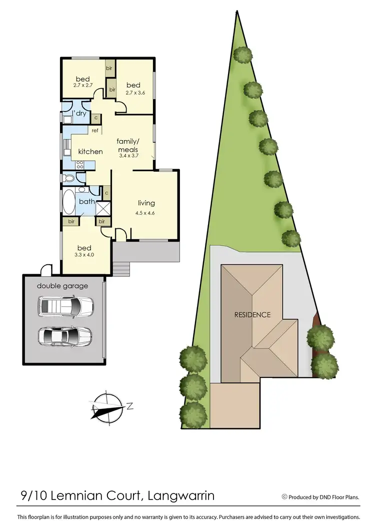 Floorplan of Homely house listing, 9/10 Lemnian Court, Langwarrin VIC 3910