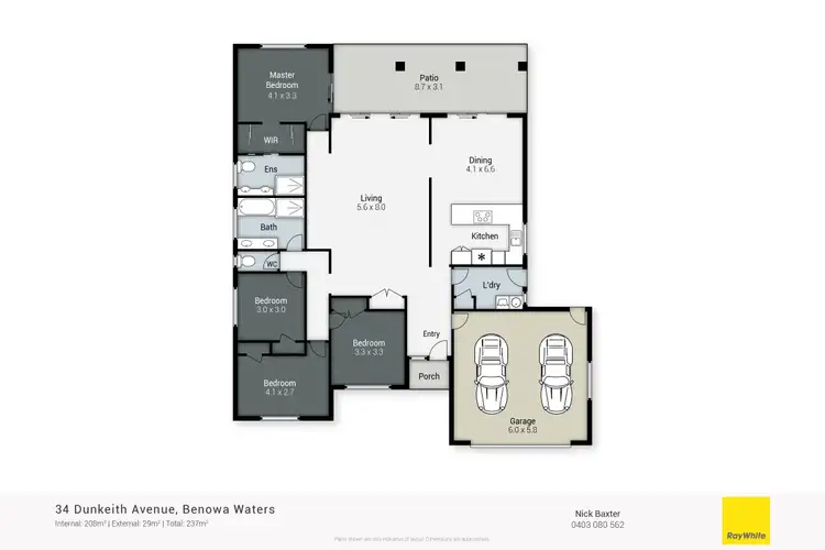 Floorplan of Homely house listing, 34 Dunkeith Avenue, Benowa Waters QLD 4217