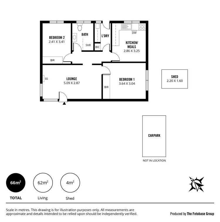 Floorplan of Homely unit listing, 5/7-9 Leslie Street West, St Clair SA 5011