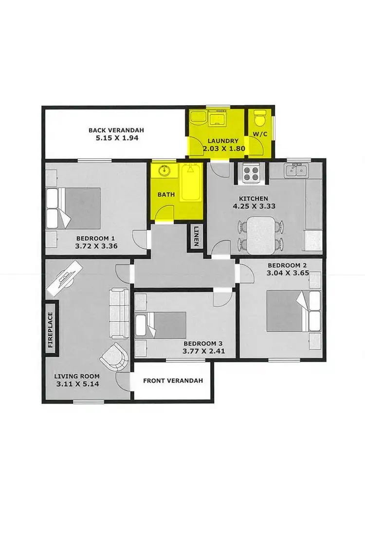 Floorplan of Homely house listing, 46 Prince Street, Wallaroo SA 5556