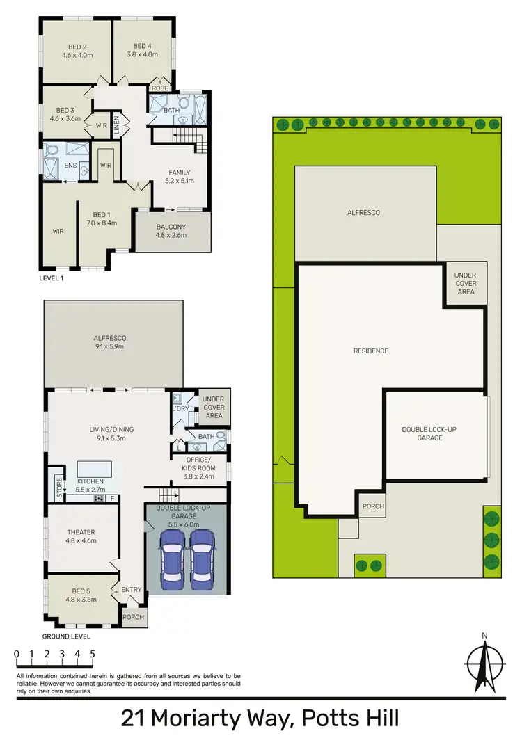 Floorplan of Homely house listing, 21 Moriarty Way, Potts Hill NSW 2143