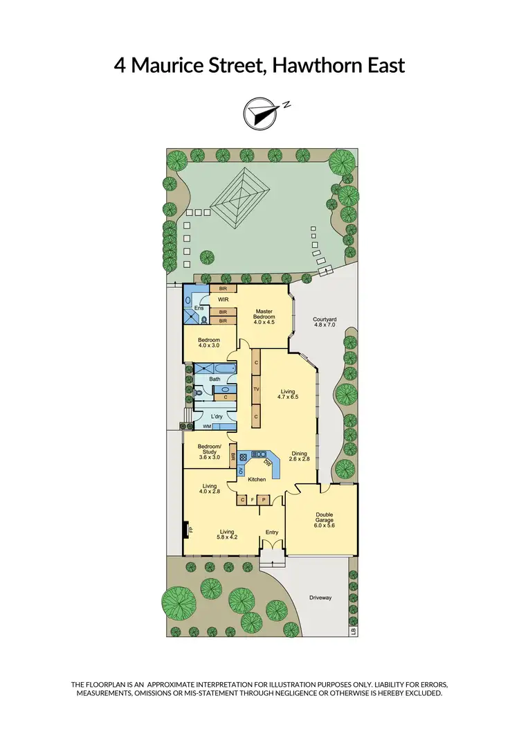 Floorplan of Homely house listing, 4 Maurice Street, Hawthorn East VIC 3123