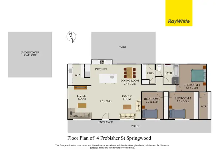 Floorplan of Homely house listing, 4 Frobisher Street, Springwood QLD 4127