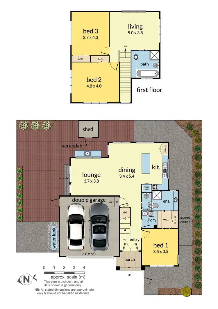 Floorplan of Homely townhouse listing, 4/10 Fortune Street, Box Hill North VIC 3129