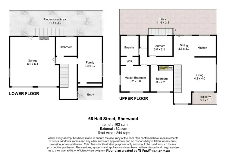 Floorplan of Homely house listing, 66 Hall Street, Sherwood QLD 4075