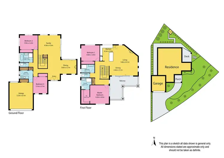 Floorplan of Homely house listing, 7 Vision Circuit, Sunset Strip VIC 3922