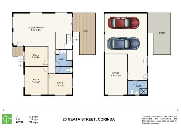 Floorplan of Homely house listing, 20 Neata Street, Corinda QLD 4075