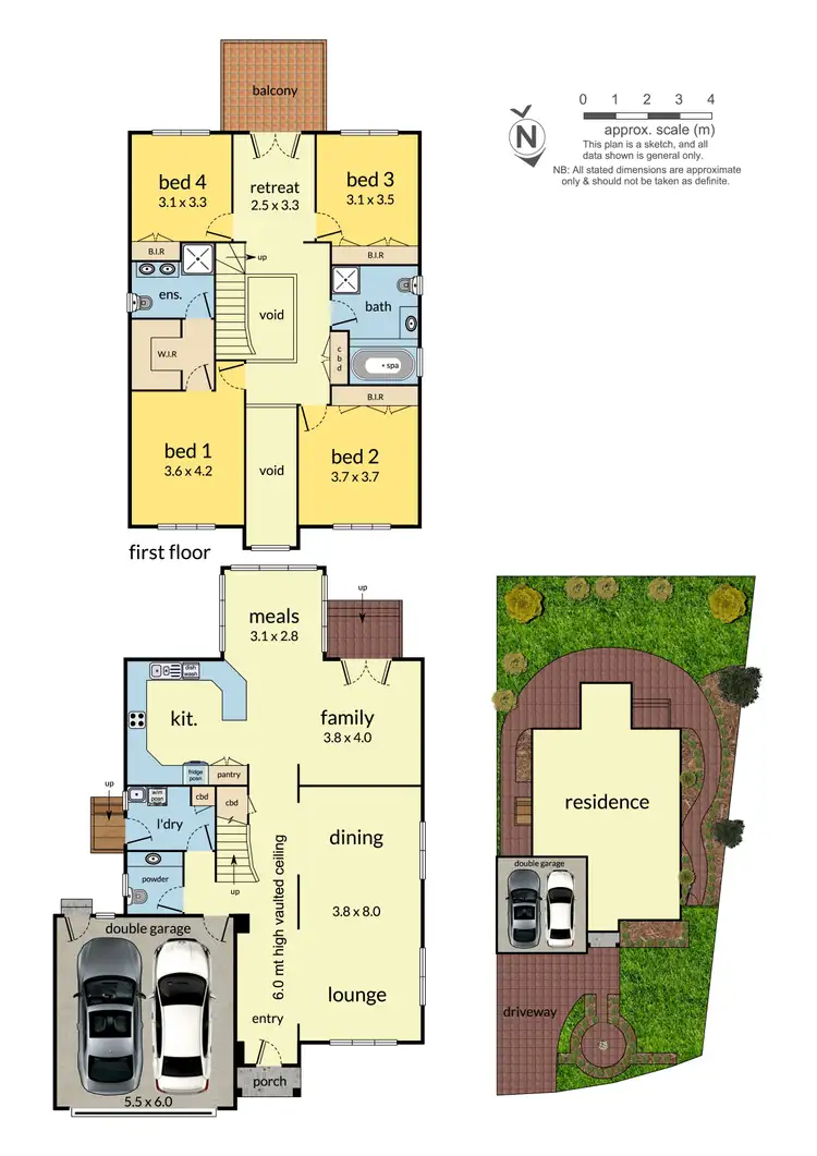 Floorplan of Homely house listing, 4 Nelse Court, Wheelers Hill VIC 3150