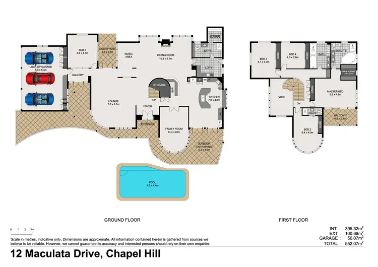 Floorplan of Homely house listing, 12 Maculata Drive, Chapel Hill QLD 4069