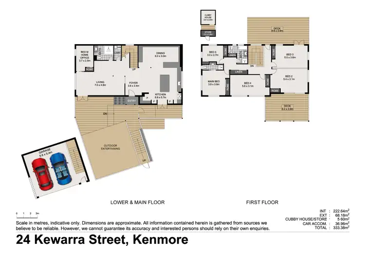Floorplan of Homely house listing, 24 Kewarra Street, Kenmore QLD 4069