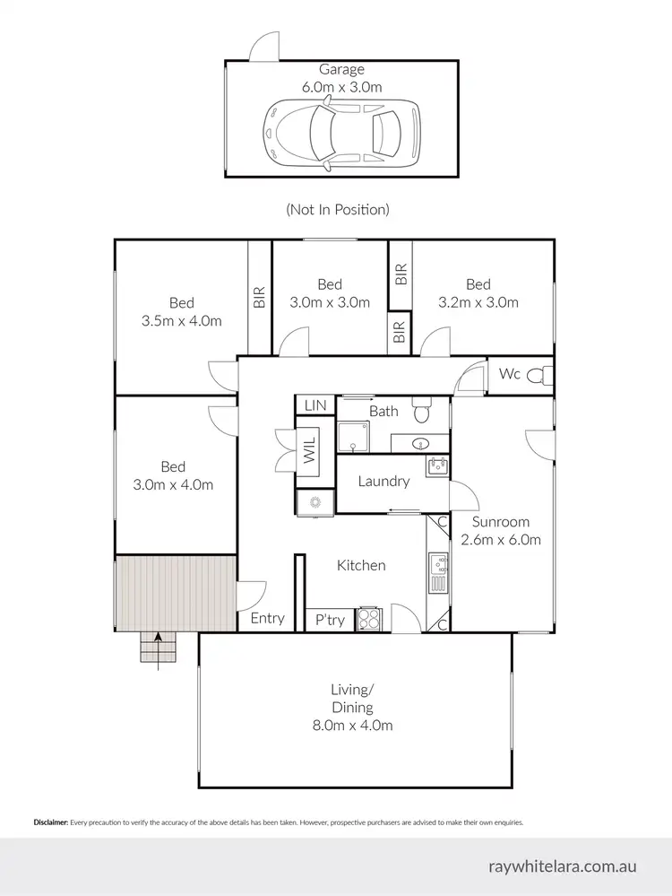 Floorplan of Homely house listing, 4 Buckingham Street, Lara VIC 3212