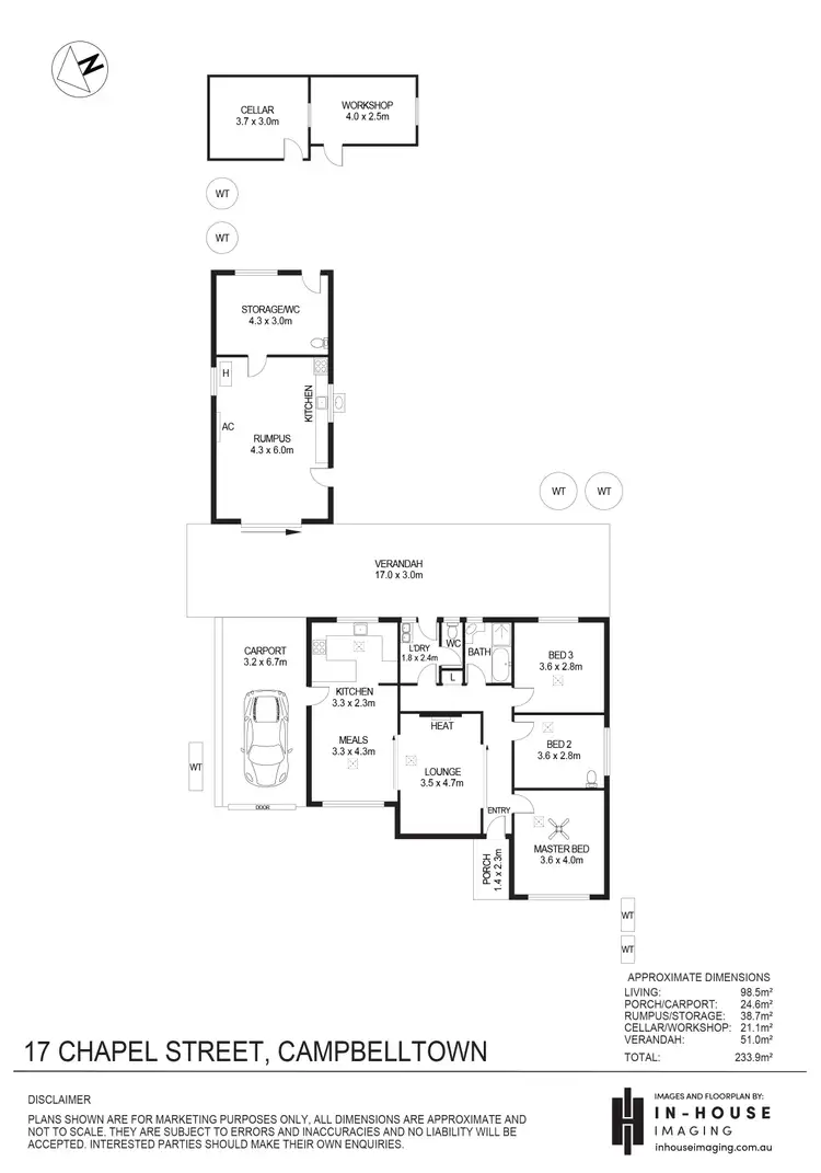 Floorplan of Homely house listing, 17 Chapel Street, Campbelltown SA 5074