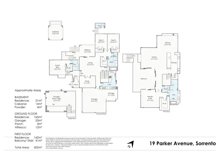 Floorplan of Homely house listing, 19 Parker Avenue, Sorrento WA 6020