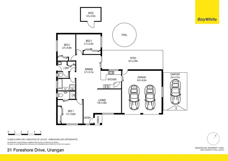 Floorplan of Homely house listing, 31 Foreshore Drive, Urangan QLD 4655