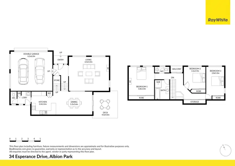 Floorplan of Homely house listing, 34 Esperance Drive, Albion Park NSW 2527