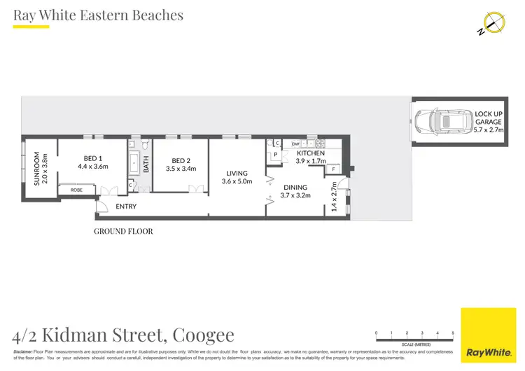 Floorplan of Homely apartment listing, 4/2 Kidman Street, Coogee NSW 2034