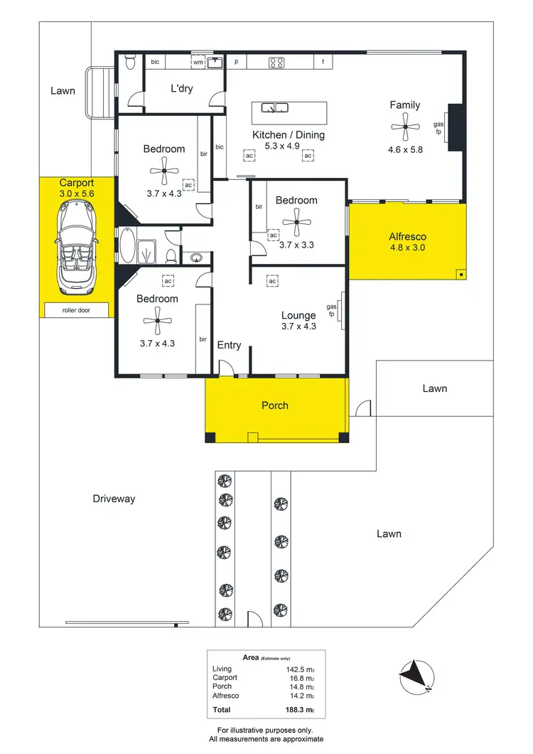Floorplan of Homely house listing, 64 Avro Avenue, Hendon SA 5014