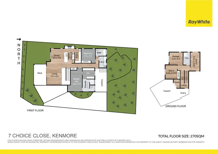 Floorplan of Homely house listing, 7 Choice Close, Kenmore QLD 4069