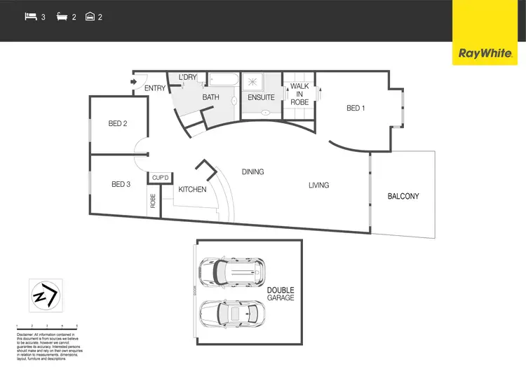 Floorplan of Homely townhouse listing, 9/7 Eldridge Crescent, Garran ACT 2605