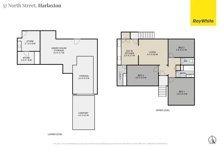 Floorplan of Homely house listing, 57 North Street, Harlaxton QLD 4350