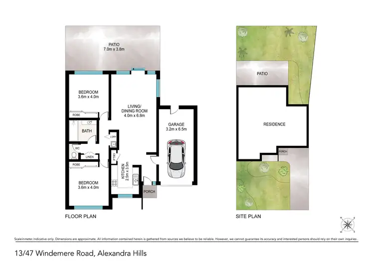 Floorplan of Homely villa listing, 13/47 Windemere Road, Alexandra Hills QLD 4161