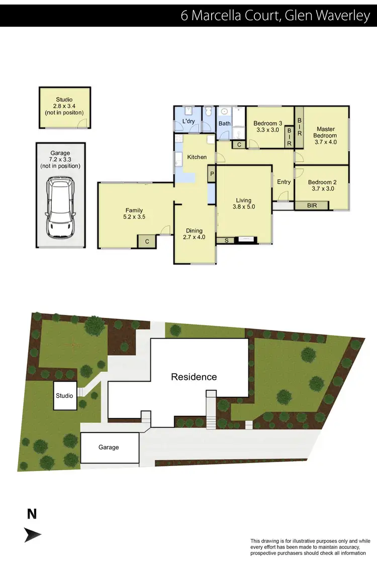 Floorplan of Homely house listing, 6 Marcella Court, Glen Waverley VIC 3150