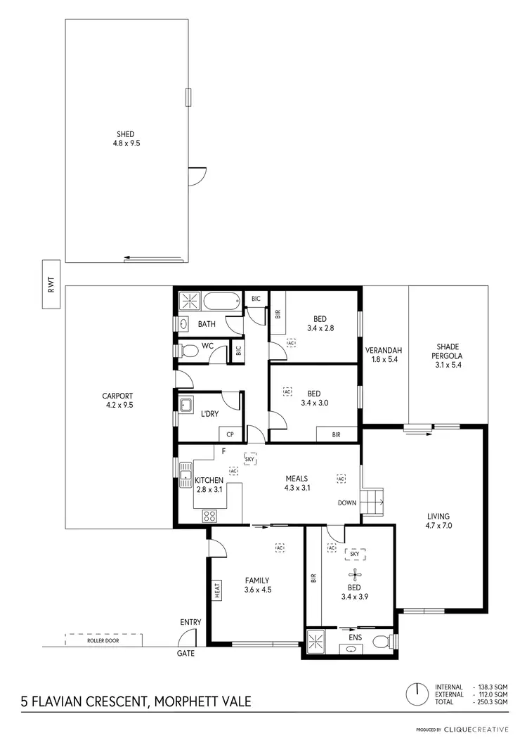 Floorplan of Homely house listing, 5 Flavian Crescent, Morphett Vale SA 5162