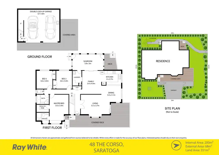 Floorplan of Homely house listing, 48 The Corso, Saratoga NSW 2251