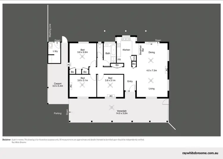 Floorplan of Homely house listing, 7A De Pledge Way, Cable Beach WA 6726