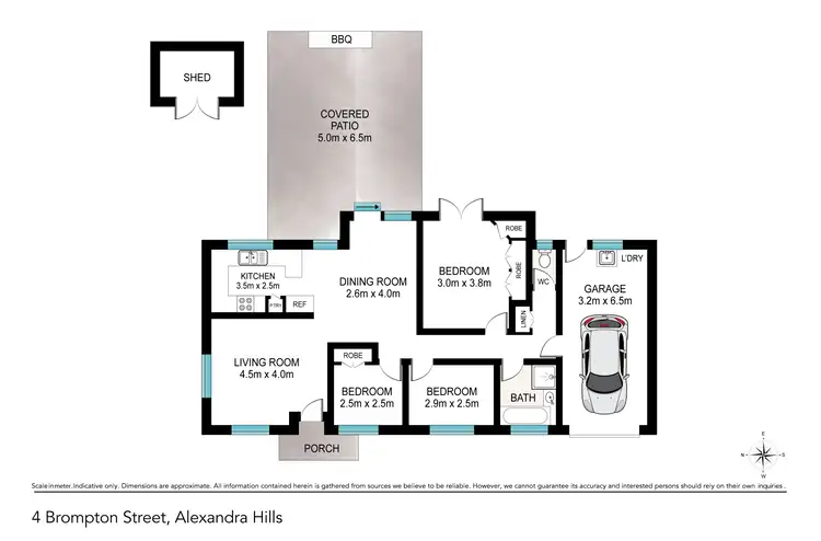 Floorplan of Homely house listing, 4 Brompton Street, Alexandra Hills QLD 4161