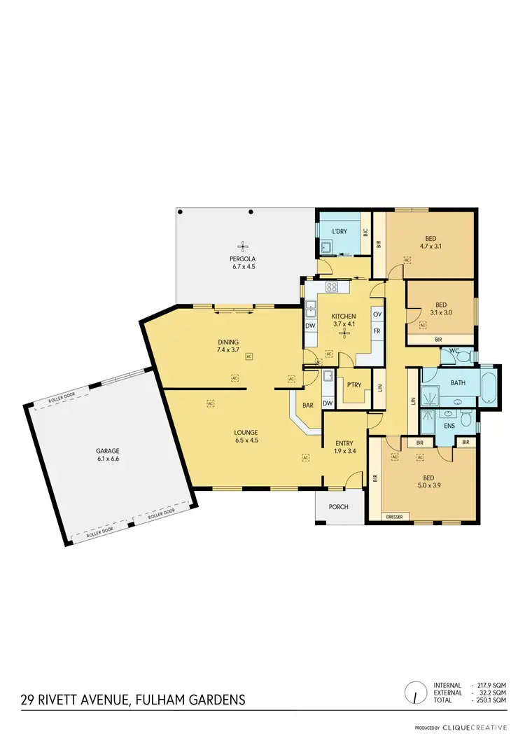 Floorplan of Homely house listing, 29 Rivett Avenue, Fulham Gardens SA 5024