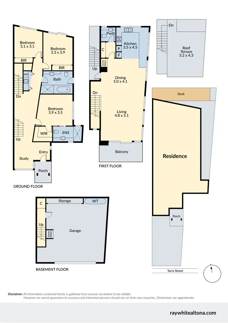 Floorplan of Homely house listing, 1/14-16 Yarra Street, Williamstown VIC 3016