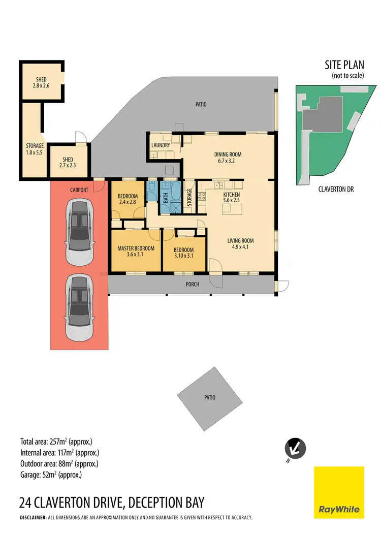 Floorplan of Homely house listing, 24 Claverton Drive, Deception Bay QLD 4508