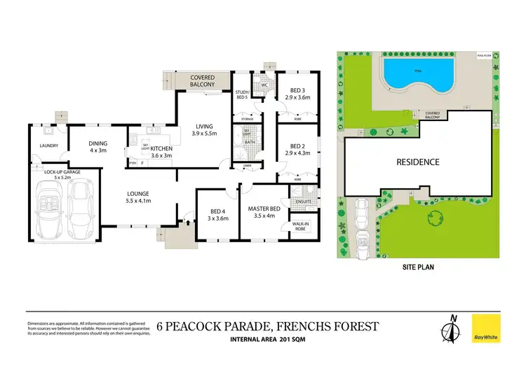 Floorplan of Homely house listing, 6 Peacock Parade, Frenchs Forest NSW 2086