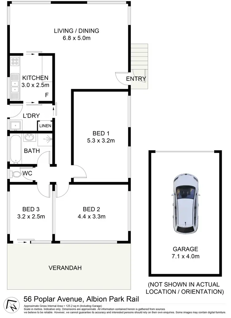 Floorplan of Homely house listing, 56 Poplar Avenue, Albion Park Rail NSW 2527